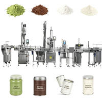 Machine de remplissage de poudre sèche multi-usages avec doseur à vis sans fin pour café, lait, talc et poudre extinctrice