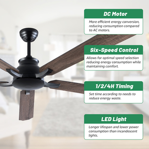 Amazon bán chạy nhất 72 inch Quạt điện với DC im lặng động cơ lớn nhà hoặc văn phòng công nghiệp Quạt trần - Product Image 3