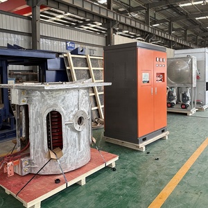 <span class=keywords><strong>Fourneau</strong></span> de fusion à induction inclinable pour métaux de rebut de 1000 kg (1 tonne) - Product Image 5