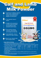 Vitboo Lait de Remplacement en Poudre pour Porcelets Nouveaux-nés, Complément Alimentaire pour Animaux, Lait en Poudre pour Bêbés Animaux, Alimentation pour Veaux et Agneaux