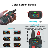 Hundetrainer IPX6 Wasserdichtes Spray Vibration Beep Dogs 1000ft Range Harmless Safe Humane Spray Hunde trainings halsband