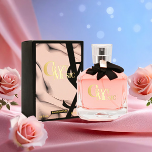 Elegante botella cuadrada de perfume floral Fougere de 100ml con exquisita cinta de aceite Parfum - Product Image 3