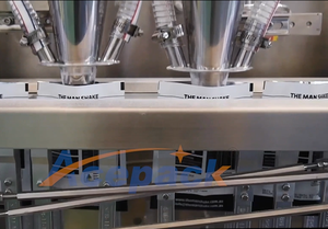 Double Outlet Pouch Roll Film Filling-Sealing And Packing <strong>Machine</strong> For Flat Bag With CE Certification - Product Image 5