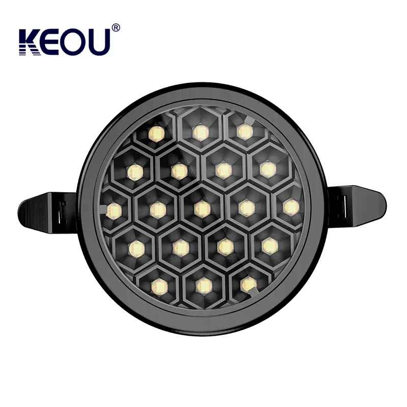 KEOU Anti glare energy saving led recessed light led downlight panel 9W slim led panel