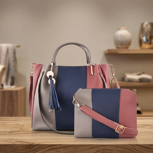 Vente en gros directe : Pochette de luxe en cuir véritable pour femme, personnalisable, avec bandoulière, fermeture éclair, imperméable, haute qualité 3L+ - Product Image 1