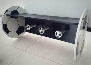 Étagère <span class=keywords><strong>murale</strong></span> flottante de football en bois avec chevilles pour enfants pépinière salon étagère <span class=keywords><strong>murale</strong></span> décorative en bois - Product Image 4