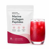 OEM ODM Private Label Glutathion Collageen Poeder Sachets Natuurlijk Fruit Huidverheldering Supplement