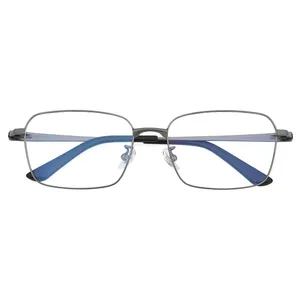 Fabbrica della Cina personalizzare occhiali da vista infrangibile da uomo in titanio montature per occhiali ottici