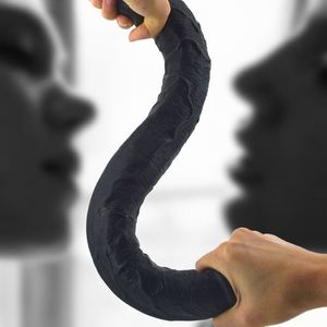 Dildo Doble de PVC Flexible para Mujeres, Tamaño Grande, 100% Impermeable, 285g, para Uso Lésbico, Marca Xln Factory Skin - Product Image 4