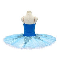 Kostum Balet Anak BLT1896 Grosir Blue Bird, Tutu untuk Kompetisi dan Pertunjukan, Bahan Tulle Keras Model Pancake, Pakaian Tari, Menerima ODM OEM