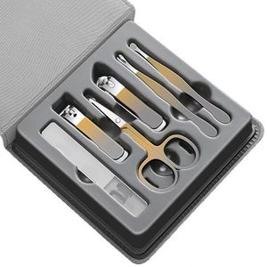 IStapromo Gifts Professional <b>Nail</b> Care Tool <b>Kit</b> for Personal Care Men and Women's Manicure Pedicure Set with Luxurious Travel - Product Image 1