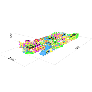 Parque de Atracciones Inflable para Niños con Brincolín, Pista de Obstáculos Inflable - Product Image 3