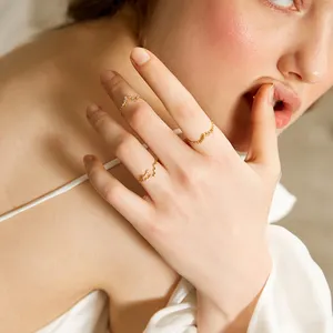 Chaîne en plaqué or Rose pour femmes, nouvelle collection de bijoux, de haute qualité, maillons réglables, souple, 2020