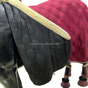 高品質パーフェクトフィット軽量ポリコットンコットン非防水ホースショー安定したラグホースプロテクションフリースライニング - Product Image 2