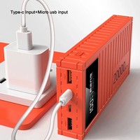 2025 nouveau modèle conteneur batterie externe 66W charge Super rapide Portable 10000mAh Powerbanks plus grande capacité 20000mAh batterie