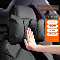 Support de nuque en cuir avec rembourrage en bio-coton DuPont, adapté aux nouveaux modèles Volkswagen Magotan Sagitar Teramont Passat Polo