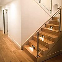 3w Trimless Extérieur Carré Escalier Mur Encastré Led Step Light Éclairage Intérieur Imperméable pour Escalier