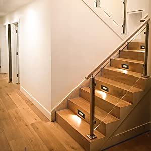 3W Trimless escalera cuadrada externa pared empotrada Led paso luz <span class=keywords><strong>Interior</strong></span> iluminación impermeable para escalera - Product Image 4
