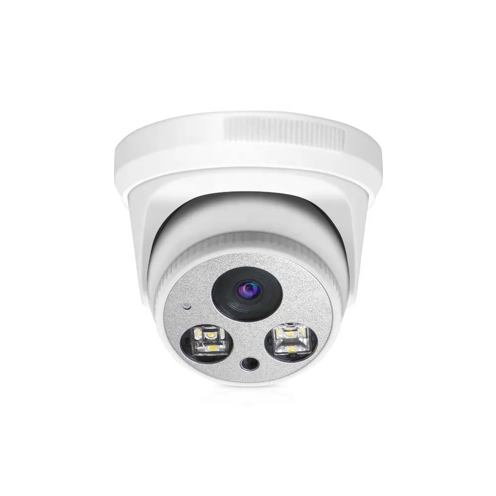 야간 투시경 보안 포탑 PoE 카메라 인간 및 얼굴 감지 4MP 감시 안구 PoE IP 카메라