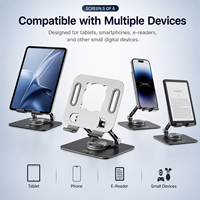 Nouveau support pour ordinateur portable et tablette en alliage d'aluminium robuste, réglable, conforme aux normes CE et RoHS, pour le dessin, le bureau et les grands appareils