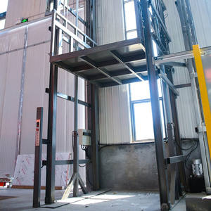 Ascenseur électrique d'entrepôt en acier de camion de cargaison vertical hydraulique de quatre poteaux nouvel pour la vente d'hôtels - Product Image 4