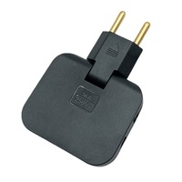 Adaptateur électrique avec prise européenne réglable et USB pour la charge de téléphone portable, convertisseur de prise