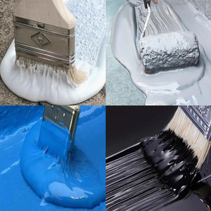 Pintura Acrílica Líquida de <span class=keywords><strong>Caucho</strong></span> Resistente para Techos, Revestimiento <span class=keywords><strong>Impermeabilizante</strong></span> para Techos de Metal y Concreto, Aplicación con Brocha - Product Image 6