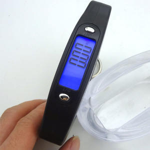 Báscula Portátil para Paquetes y Equipaje con Capacidad de Carga de 50 kg, Mango en Forma de U, Gancho para Mensajería, Plástico ABS, Pantalla LCD para 100 kg - Product Image 2