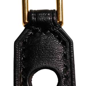 Ea741 <span class=keywords><strong>Cannes</strong></span> Luxury Zip Logo Made Custom Leather Pullers Bague en or Nom de la clé Vachetta Zipper Replacement Puller - Product Image 6