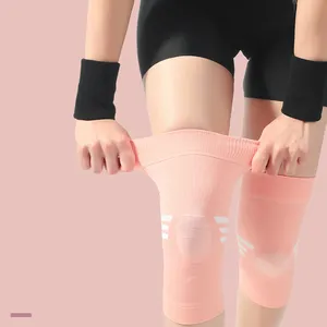 Mềm thoáng khí xương bánh chè bảo vệ đầu gối có thể điều chỉnh chống trượt nén tay Áo chạy thể thao bảo vệ đầu gối