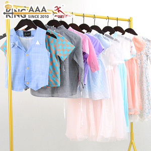 Camicie Estive Vintage per Bambini All'Ingrosso, Abbigliamento di Seconda Mano in Poliestere a Maniche Corte, 1-7 Anni - Product Image 1