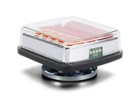 Kit d'éclairage magnétique sans fil pour remorque, feux arrière LED rechargeables sans fil avec émetteur 7 voies vers 4 voies pour remorquage sans fil