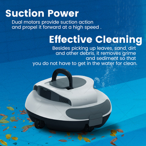100 minutes de temps de travail 5000mAh capacité de la batterie Rechargeable IPX8 <span class=keywords><strong>niveau</strong></span> d'étanchéité Robot nettoyeur de <span class=keywords><strong>piscine</strong></span> <span class=keywords><strong>automatique</strong></span> Robot - Product Image 2