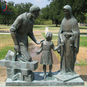Bronce Santa cristiana familia estatua <span class=keywords><strong>madre</strong></span> Virgen María y el Niño Jesús Señor estatuas - Product Image 2