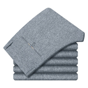 Pantaloni da Completo Slim <span class=keywords><strong>Fit</strong></span> per Uomo, Abbigliamento Formale da Ufficio - Product Image 3