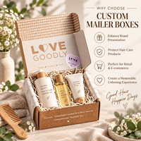 Boîte d'expédition personnalisée en carton kraft, prête à l'emploi, avec impression intérieure décorative et dimensions flexibles pour coffrets cadeaux – Vente en gros usine