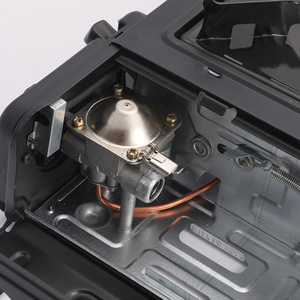 Xách tay thép không gỉ ngoài trời Bếp <span class=keywords><strong>gas</strong></span> Trọng lượng nhẹ Windproof thiết kế cho cắm trại dã ngoại BBQ đơn giản bằng tay hoạt động butan - Product Image 3