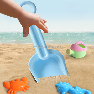 Jouets de plage en plastique pour enfants, ensemble de jouets de plage portables pour creuser dans le <span class=keywords><strong>sable</strong></span> et jouer dans l'<span class=keywords><strong>eau</strong></span>, seau, pelle et sablier - Product Image 4