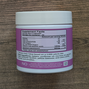 OEMプレミアム60粒 クランベリープロバイオティクスカプセル 女性の尿路の健康のためのハーブサプリメント 抗酸化サポート 2カプセル - Product Image 2