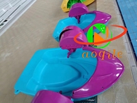 Bateau à pagaies aquatique pour enfants ou adultes - Matériel PE/PP haute résistance pour usage résidentiel