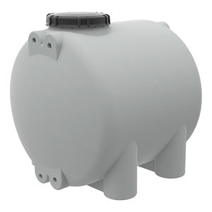 Horizontal Above Ground Polyethylene Tank 290lt 82x82x73cm Storage <b>Water</b> Container - Product Image 1