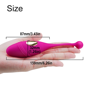 Juguete sexual para masturbación de huevo con vibración de diseño elegante a prueba de agua, juguete sexual para mujer, estimulador del clítoris con pezón, bala de Control remoto - Product Image 6