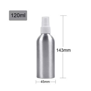 Vente flash : flacon de parfum en aluminium de 30 ml, 50 ml, 100 ml, 120 ml, 150 ml avec bouchon vaporisateur en aluminium argenté - Product Image 4