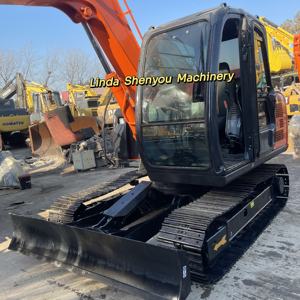 รถขุดตีนตะขาบฮิตาชิ ZX70 ขนาด 7 ตัน ปี 2022 รุ่นอเนกประสงค์ เครื่องยนต์อีซูซุ ปั๊มมอเตอร์ ผลิตในญี่ปุ่น สำหรับงานวิศวกรรม - Product Image 4