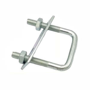 Boulons en U carrés en acier robuste, résistants à la corrosion, finition de surface personnalisable, pour la construction, le support de tuyauterie, usage industriel - Product Image 3