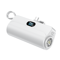 Nouveaux produits 2025 – Cadeau personnalisé avec logo OEM – Chargeur iPhone – Batterie externe portable haute capacité 5000 mAh – Banques d'alimentation
