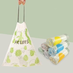 Bolsa de basura de plástico impresa personalizada en rollo de material PE bolsa de basura al por mayor - Product Image 2