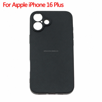 Coque de téléphone en TPU souple en gros pour iPhone 16 16 Plus 16 Pro 16 Pro Max, finition mate, antichoc, protection fine