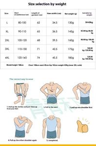 Débardeur de compression amincissant pour <span class=keywords><strong>homme</strong></span> Julyfit, corset de mise en forme, veste de compression en nylon pour la taille - Product Image 4