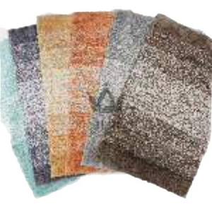 Tapis de bain simple rectangulaire en fibre de polyester, absorbant et antidérapant, pour salle de bain, cuisine, chambre à coucher, usage domestique, couleur unie, lavable en machine - Product Image 2